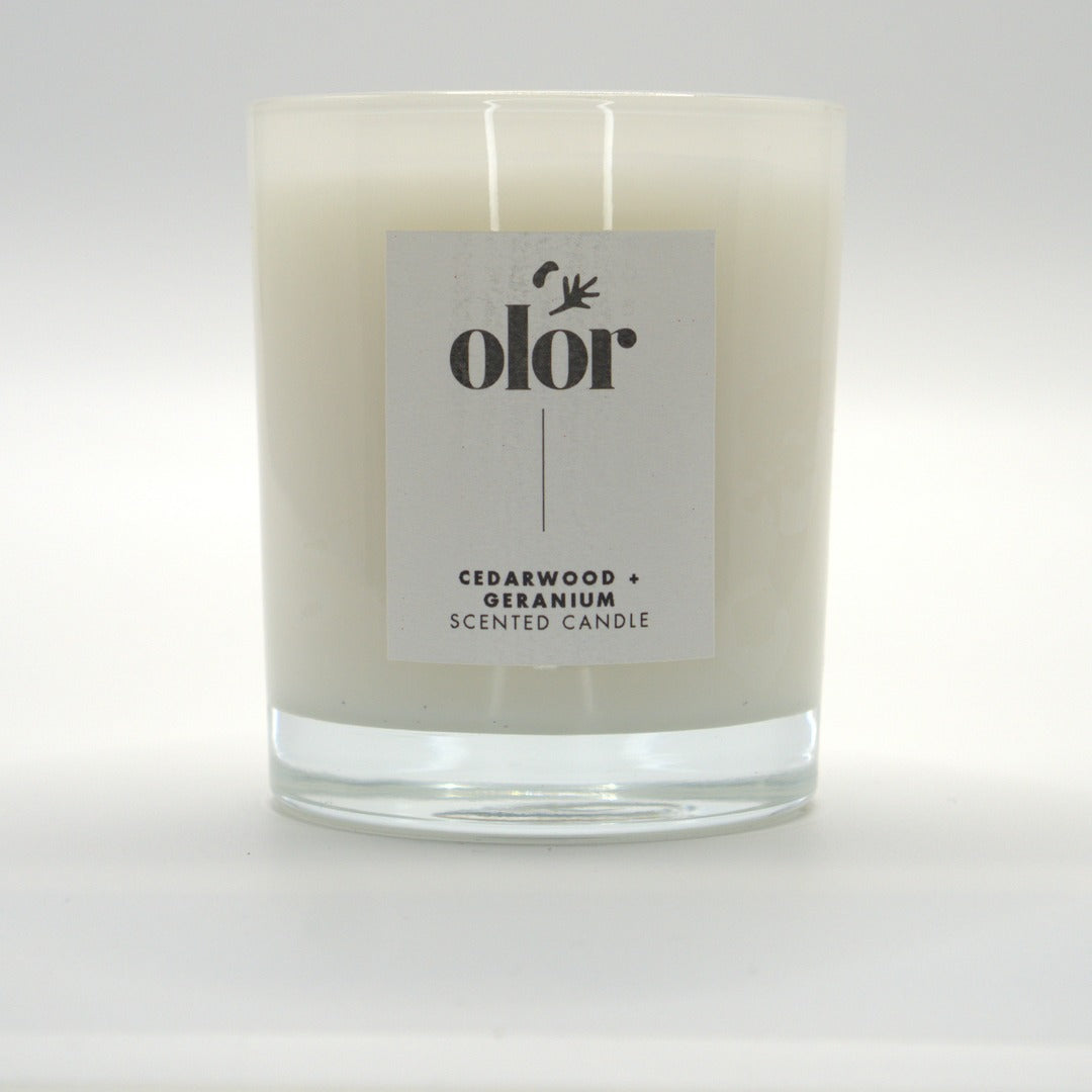 Cedarwood + Geranium Classic Candle