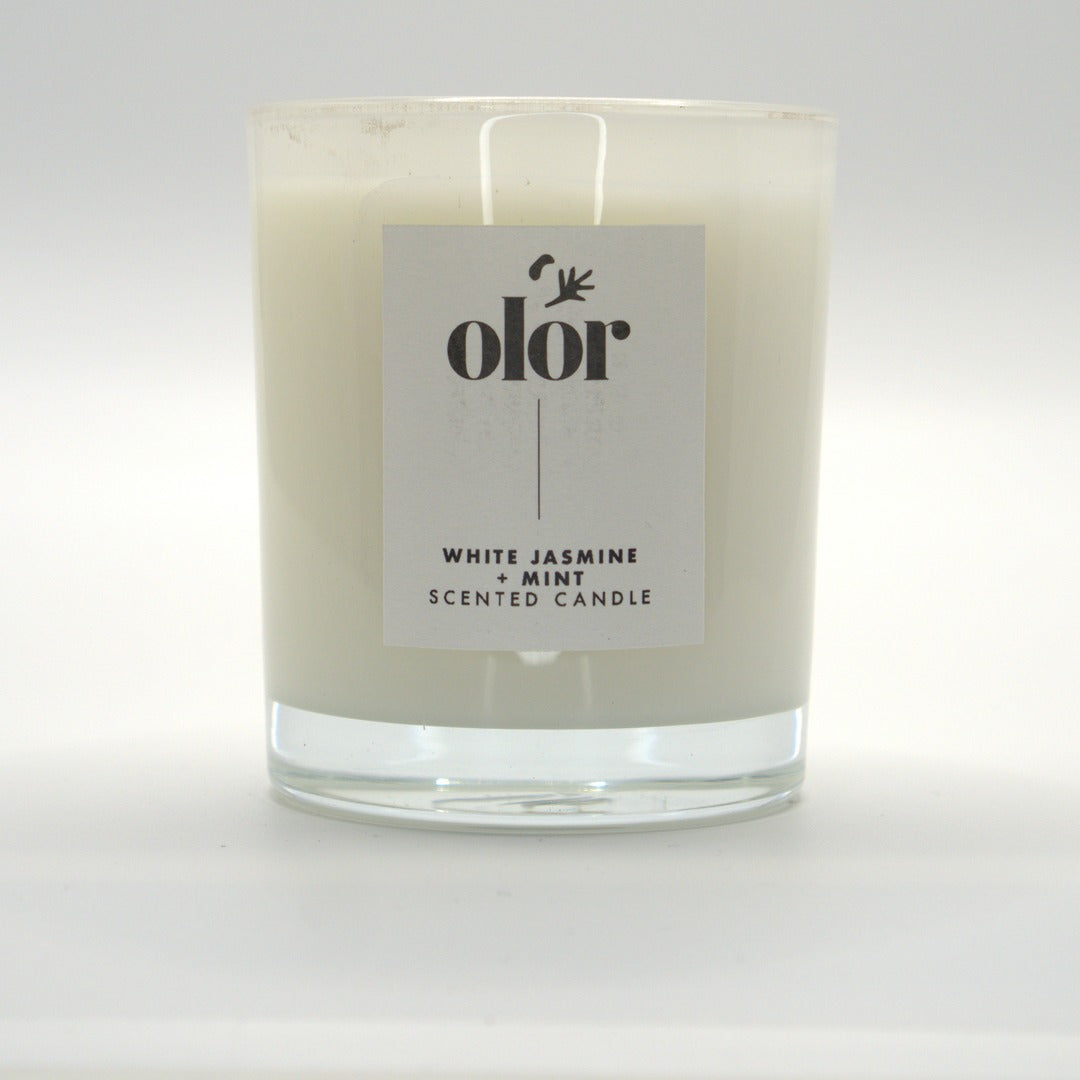 White Jasmine + Mint Classic Candle