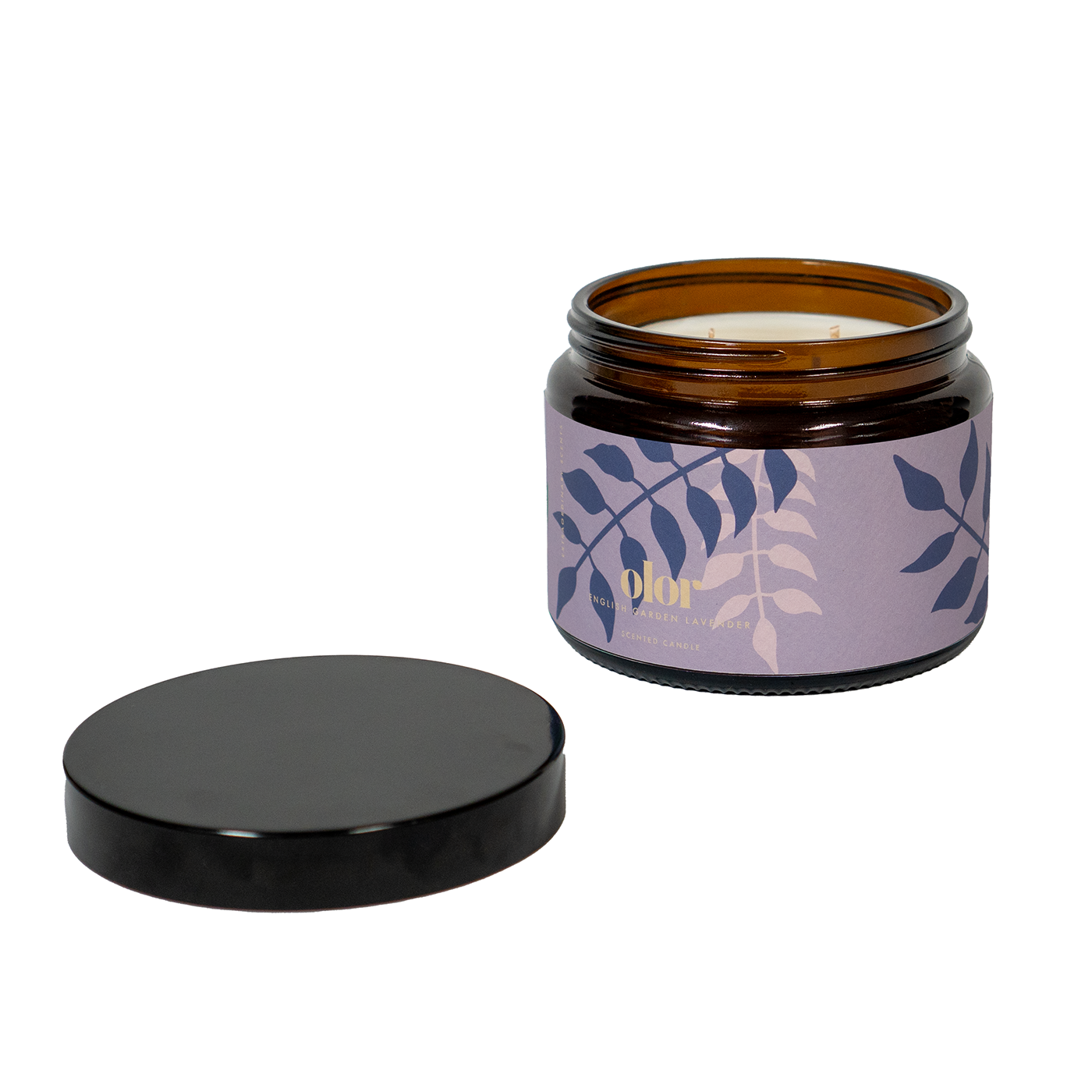 English Garden Lavender Scented 3 Wick Jar Candle