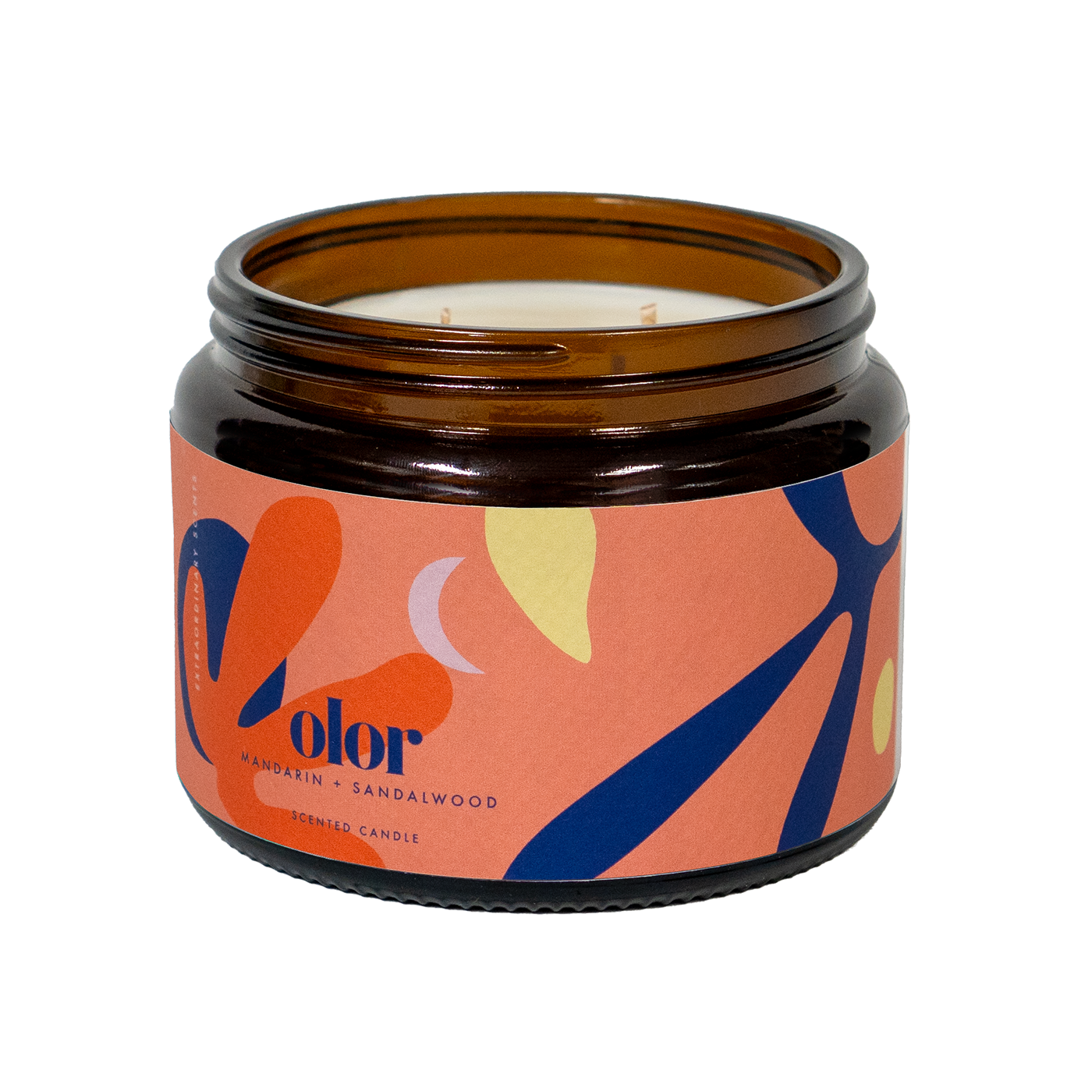 Mandarin + Sandalwood Scented 3 Wick Jar Candle