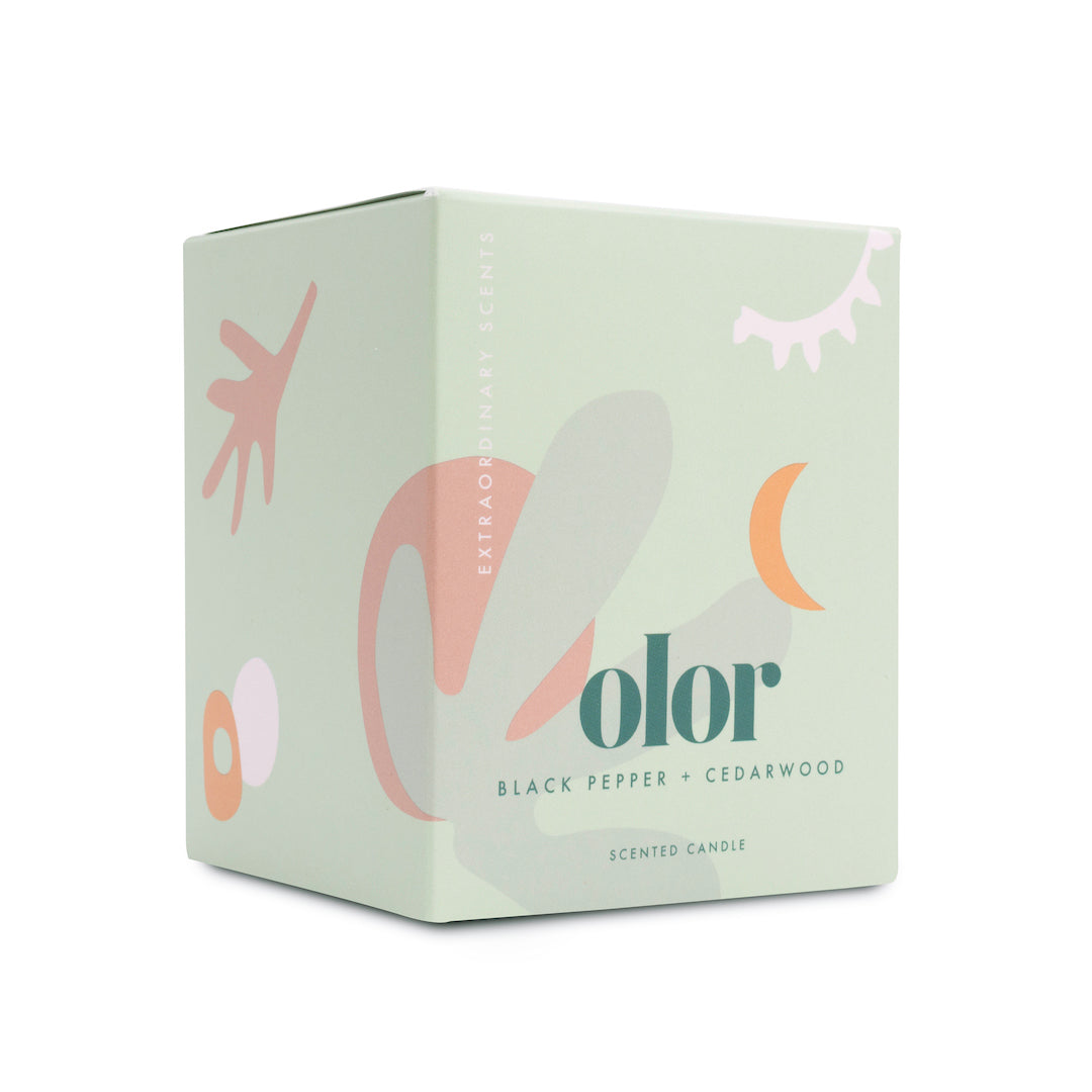 Black Pepper + Cedarwood Classic Candle