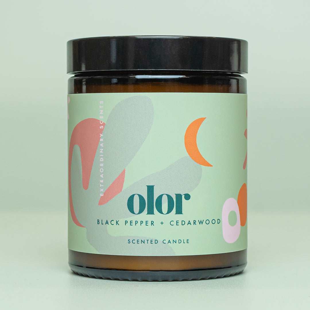 Black Pepper + Cedarwood Jar Candle