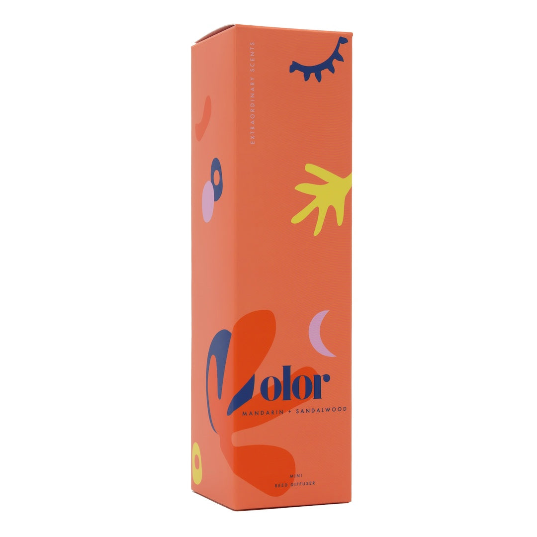 Mandarin + Sandalwood Mini Reed Diffuser