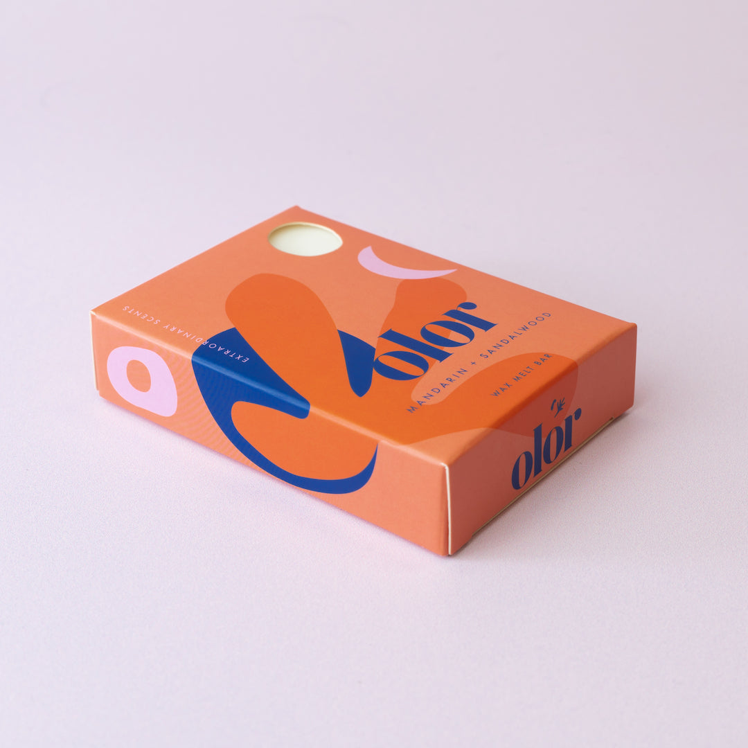 Mandarin + Sandalwood Wax Melt Bar