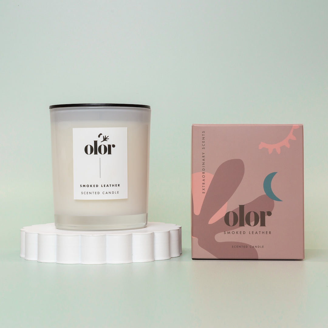 Smoked Leather Classic Candle