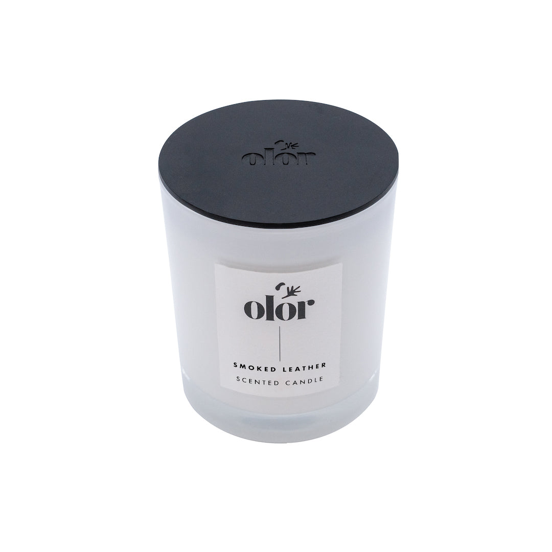 Smoked Leather Classic Candle