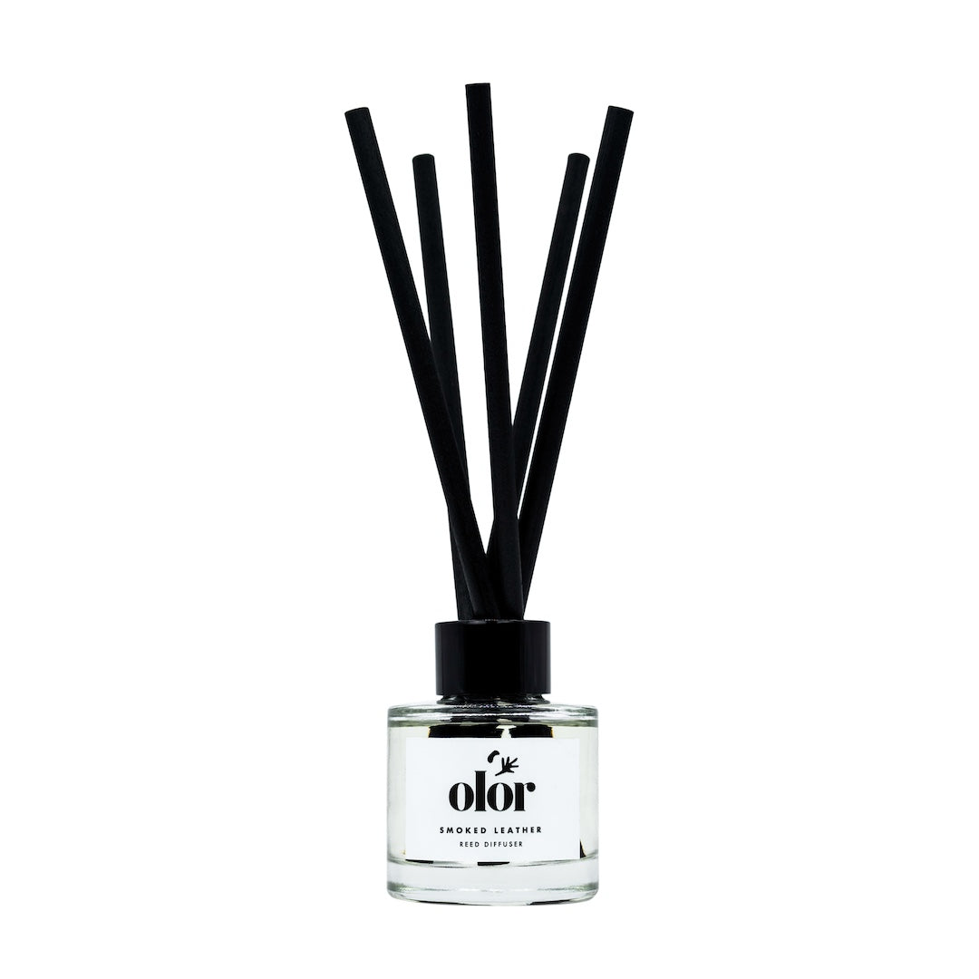 Smoked Leather Mini Reed Diffuser