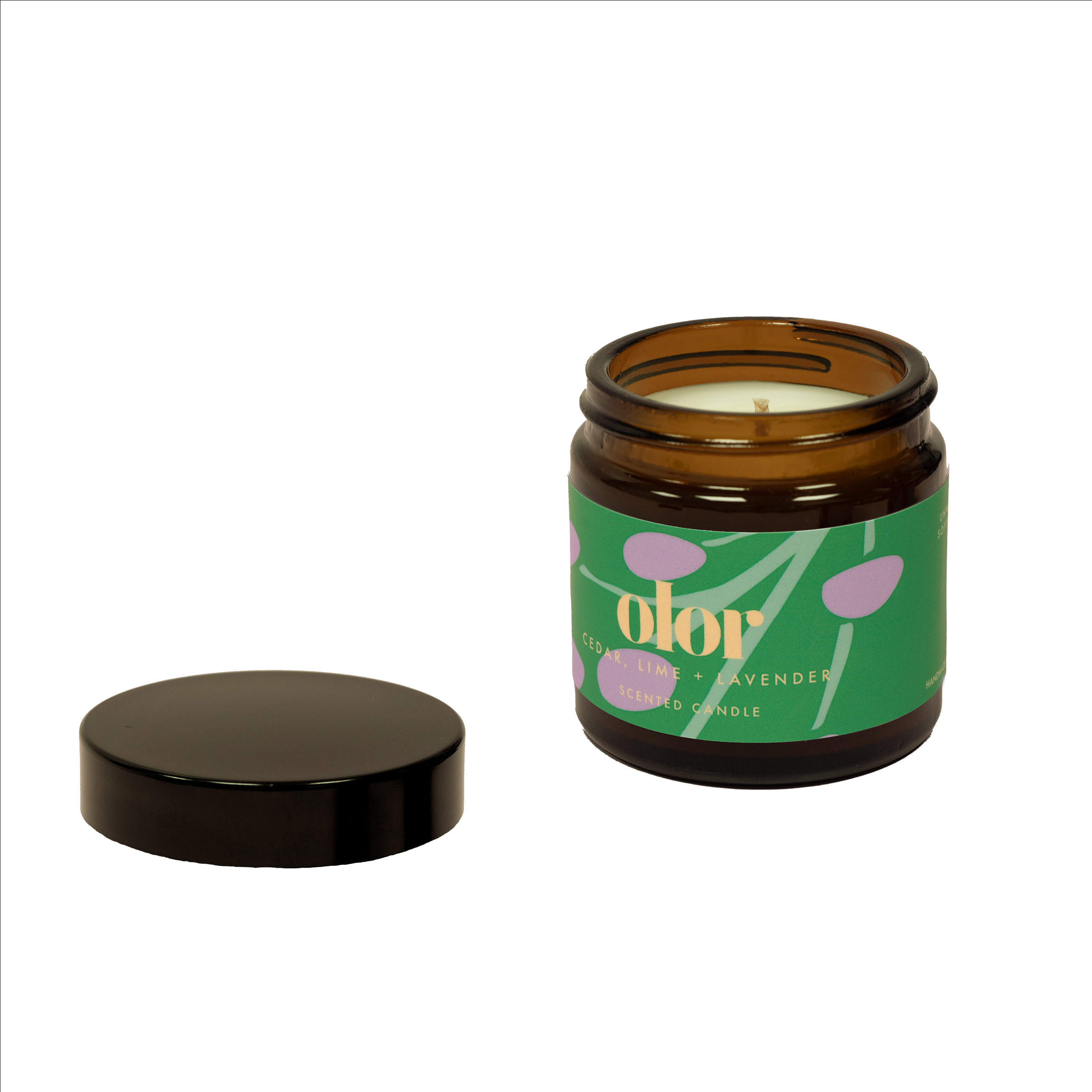 Cedar, Lime + Lavender Mini Jar Candle