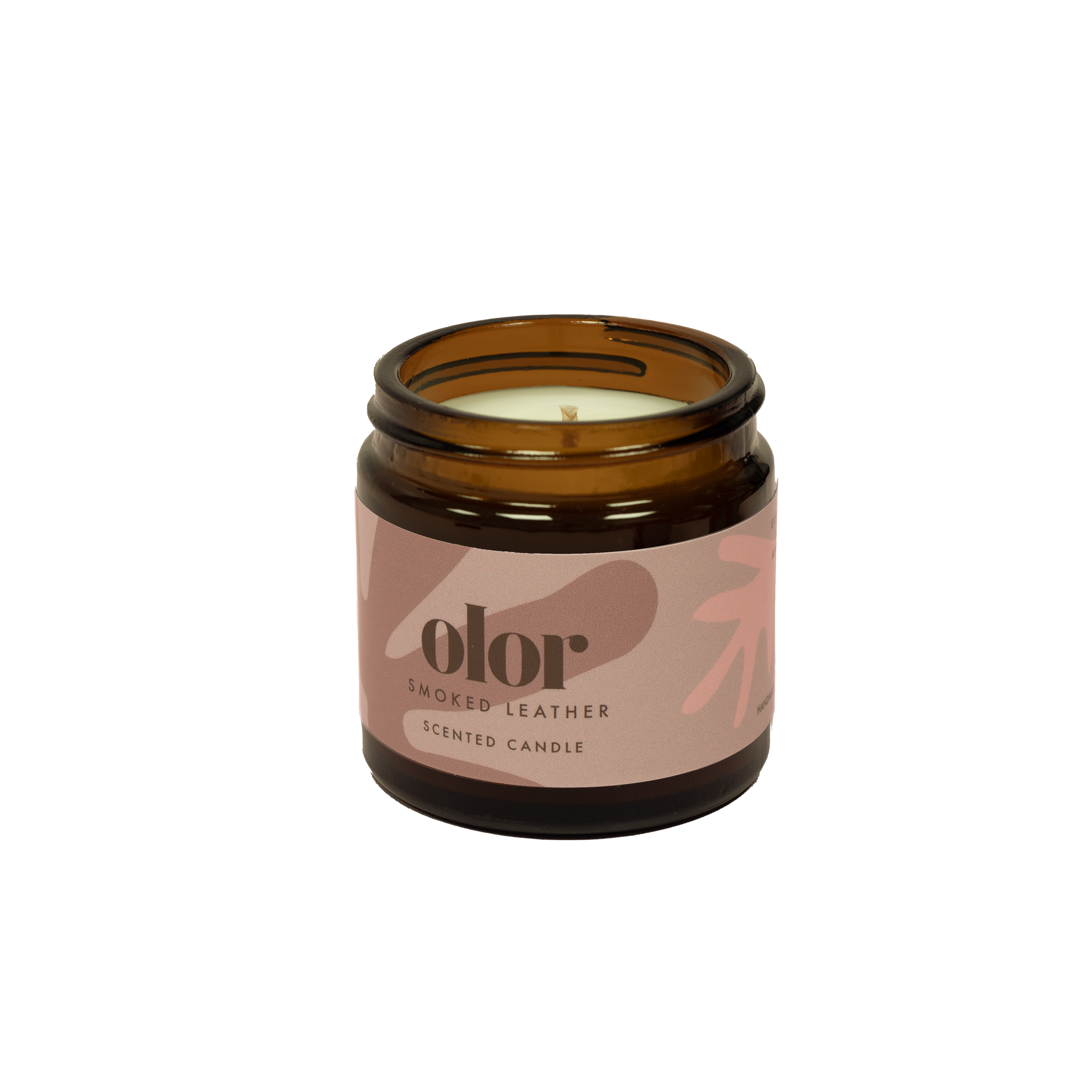 Smoked Leather Mini Jar Candle