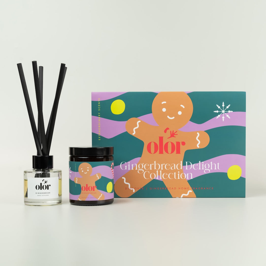 Gingerbread Delight Collection Candle and Diffuser Gift Set