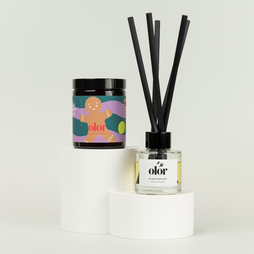 Gingerbread Delight Collection Candle and Diffuser Gift Set