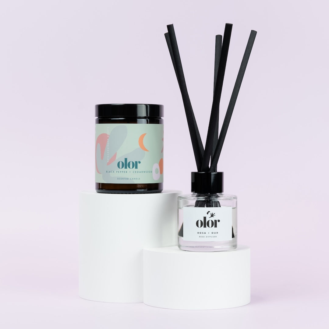 Opulent Elegance Collection Diffuser & Candle Gift Set
