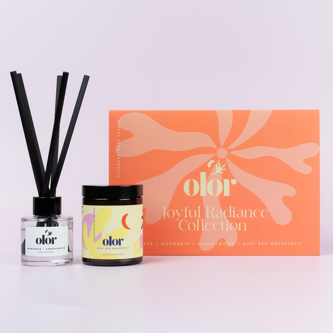 Joyful Radiance Collection Diffuser & Candle Gift Set