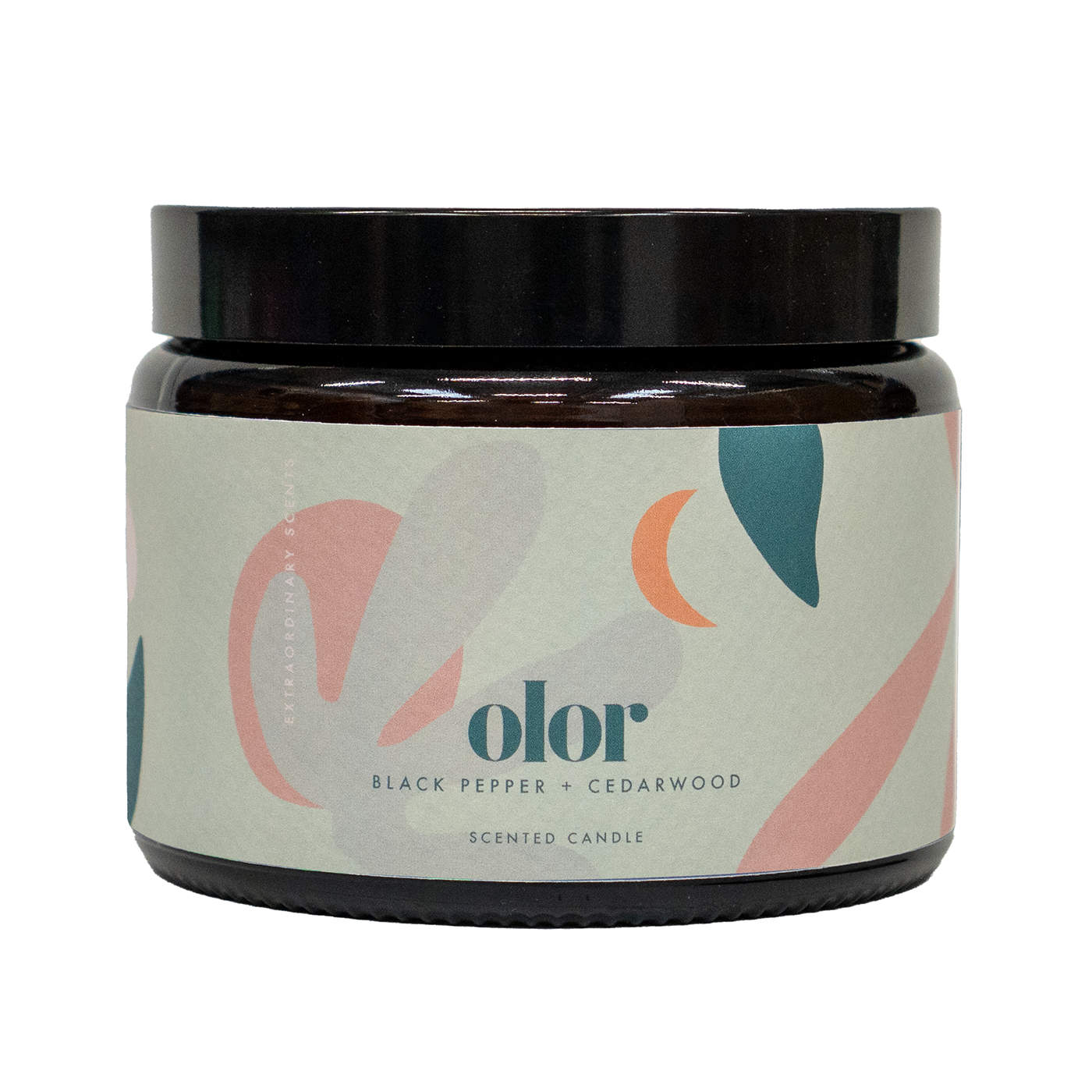 Black Pepper + Cedarwood Scented 3 Wick Jar Candle