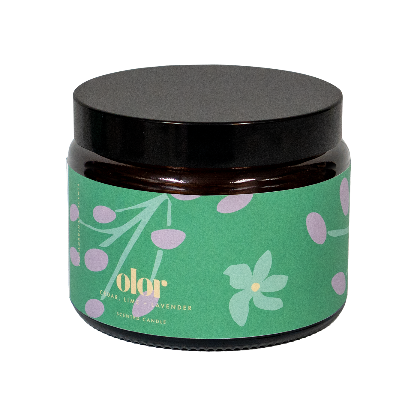 Cedar, Lime & Lavender Scented 3 Wick Jar Candle