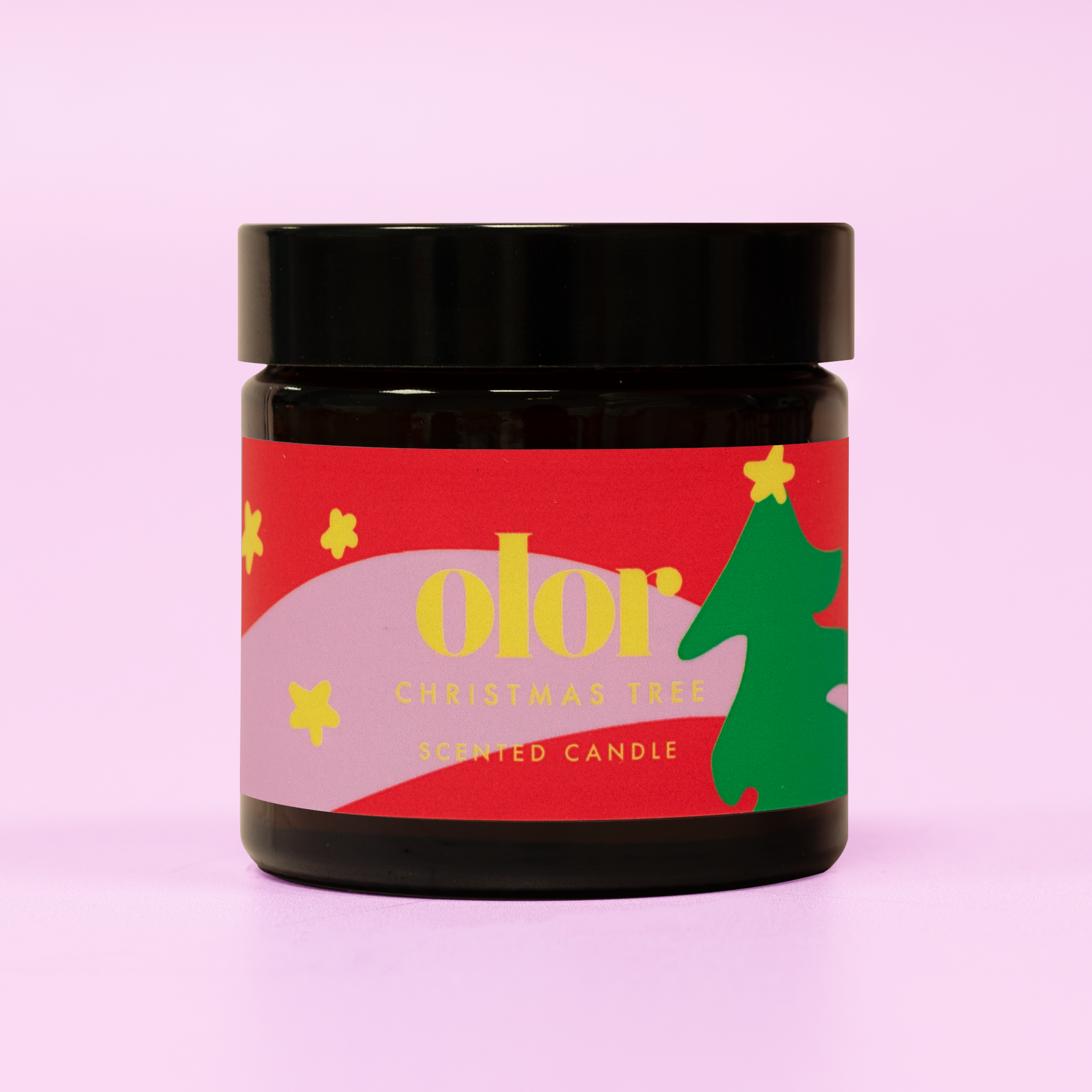 Christmas Tree Mini Jar Candle