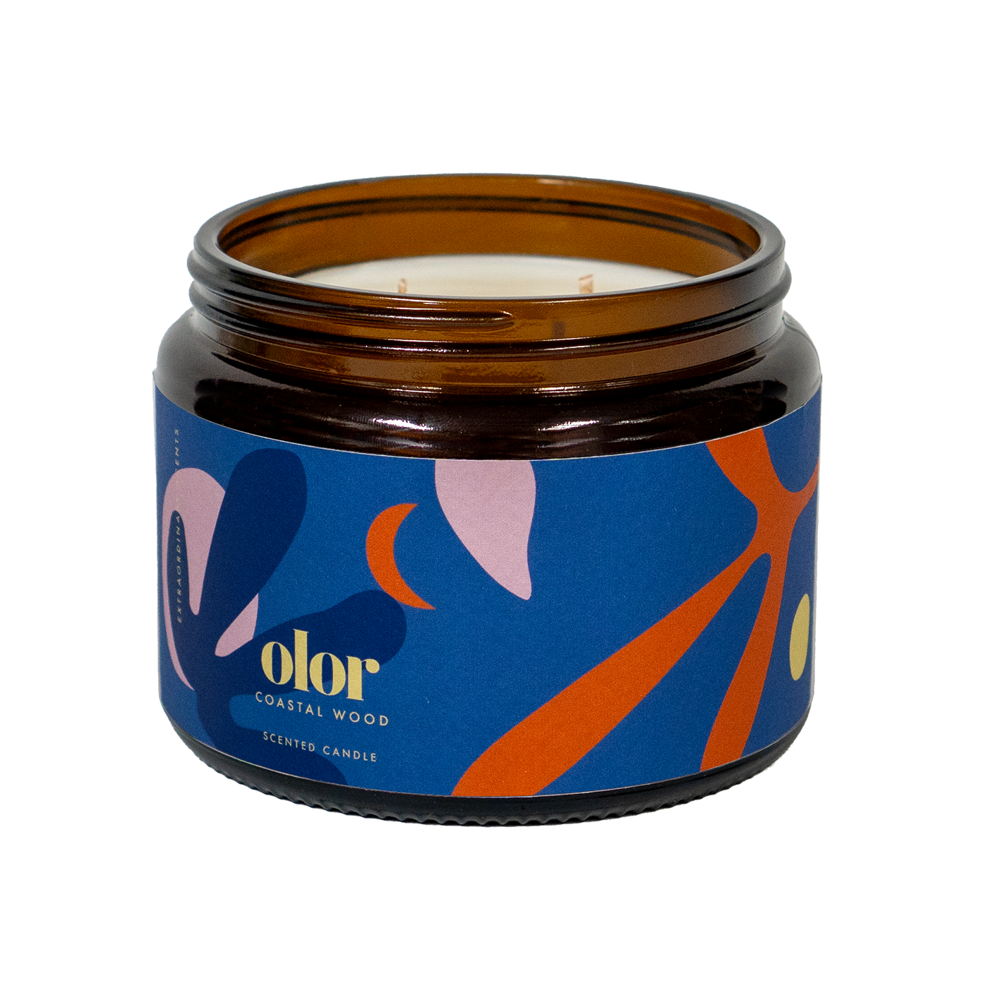 Coastal Wood Scented 3 Wick Jar Candle