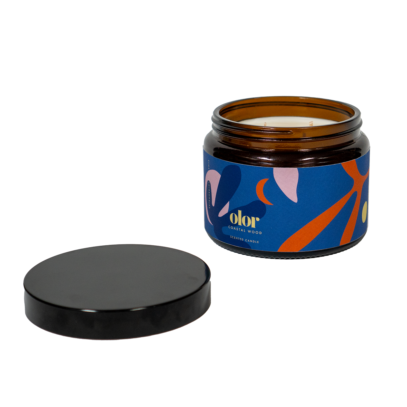 Coastal Wood Scented 3 Wick Jar Candle