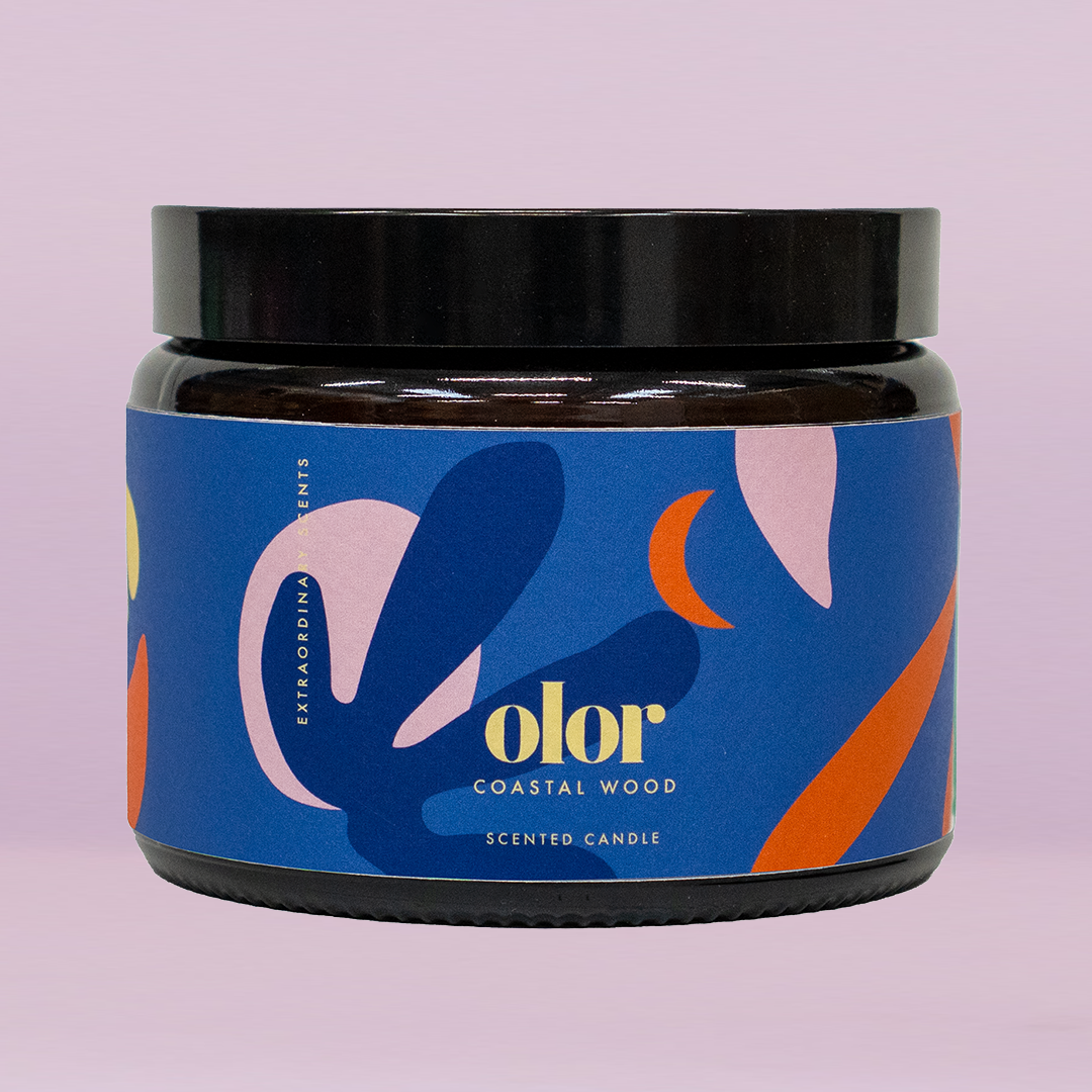 Coastal Wood Scented 3 Wick Jar Candle