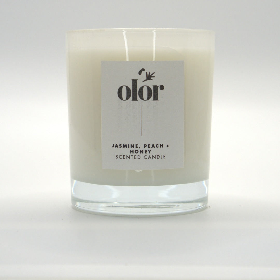 Jasmine, Peach + Honey Classic Candle