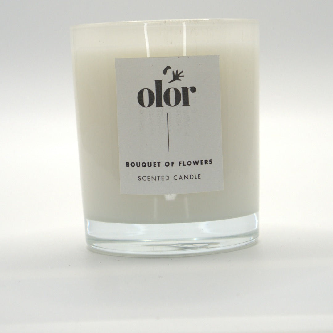 Bouquet of Flowers Classic Candle