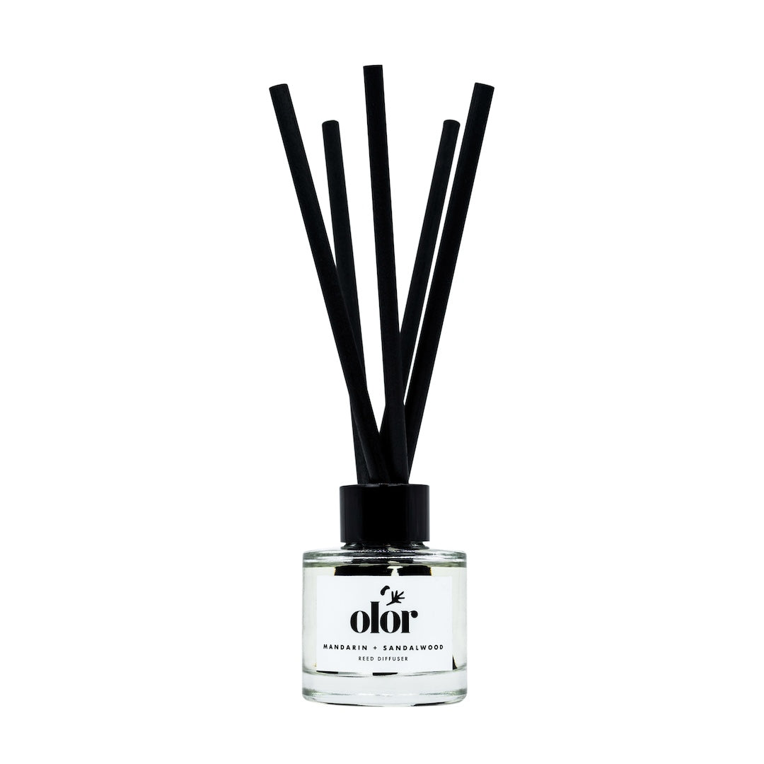 Mandarin + Sandalwood Mini Reed Diffuser