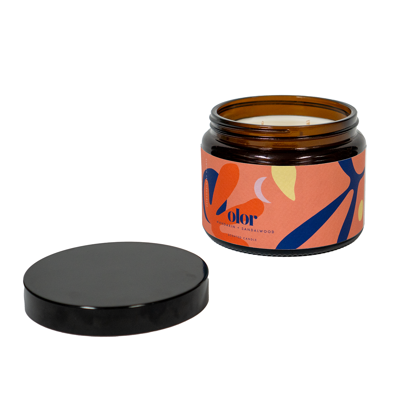 Mandarin + Sandalwood Scented 3 Wick Jar Candle