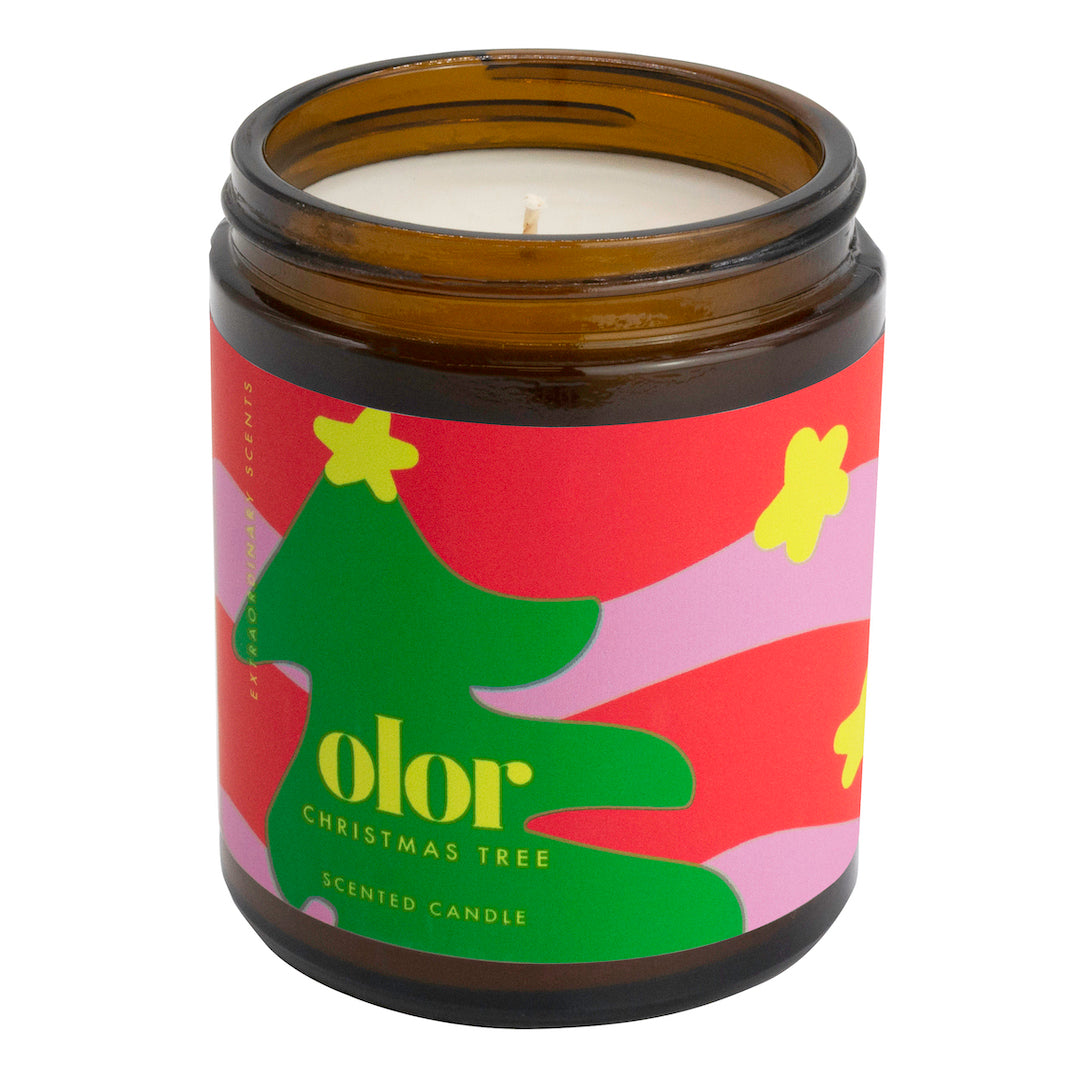 Christmas Tree Jar Candle