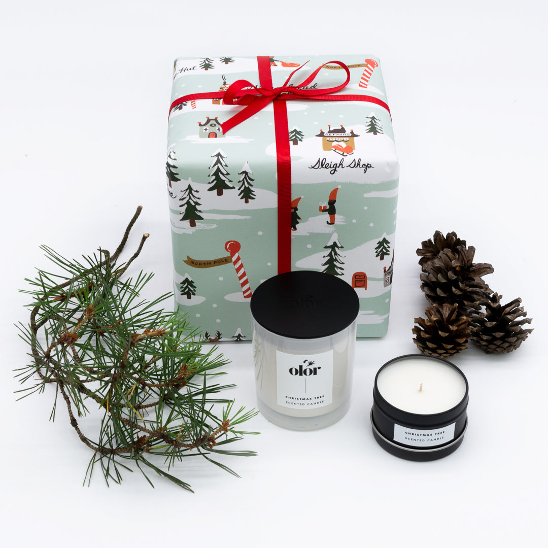 Christmas Tree Travel Candle