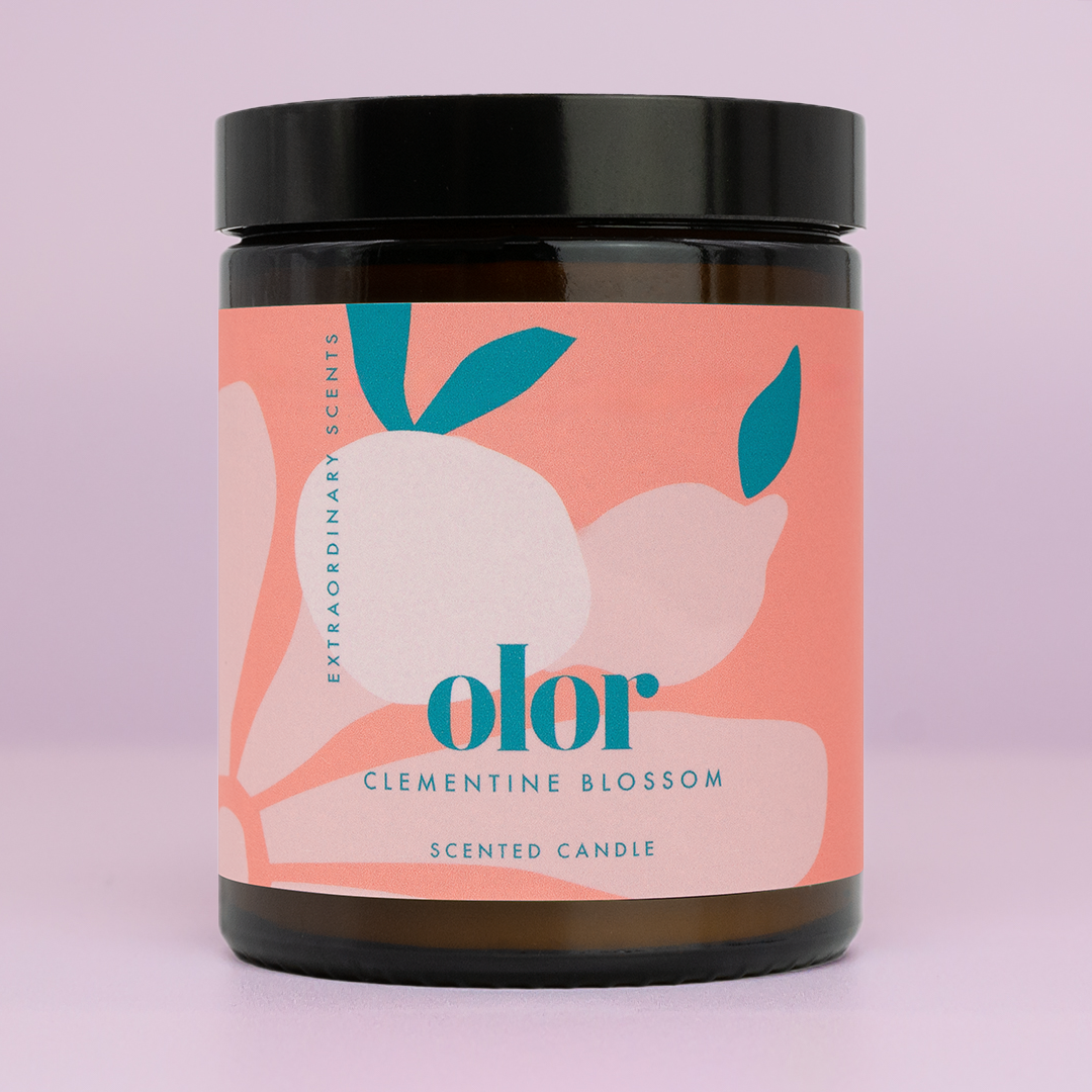 Clementine Blossom Jar Candle