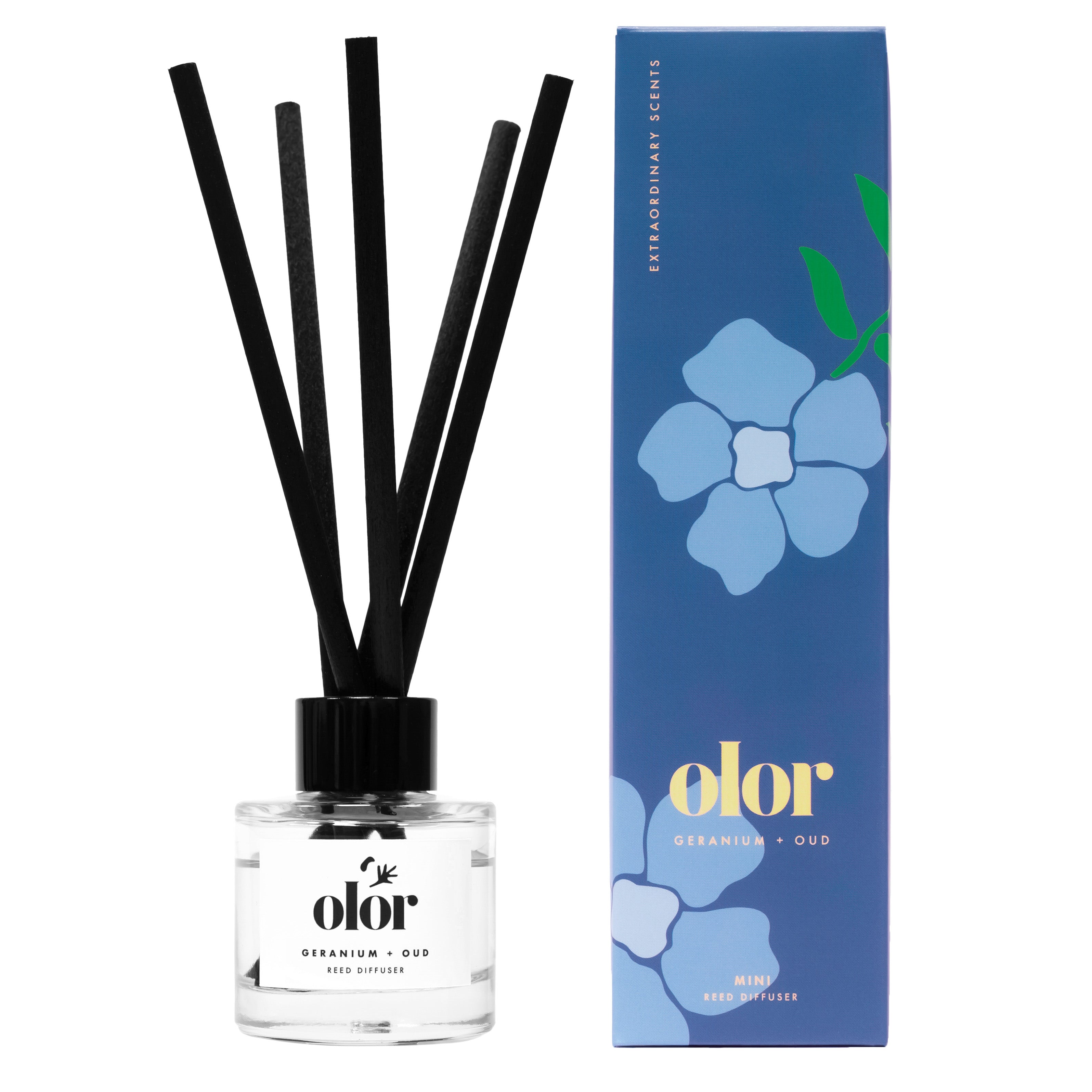 Geranium + Oud Mini Reed Diffuser