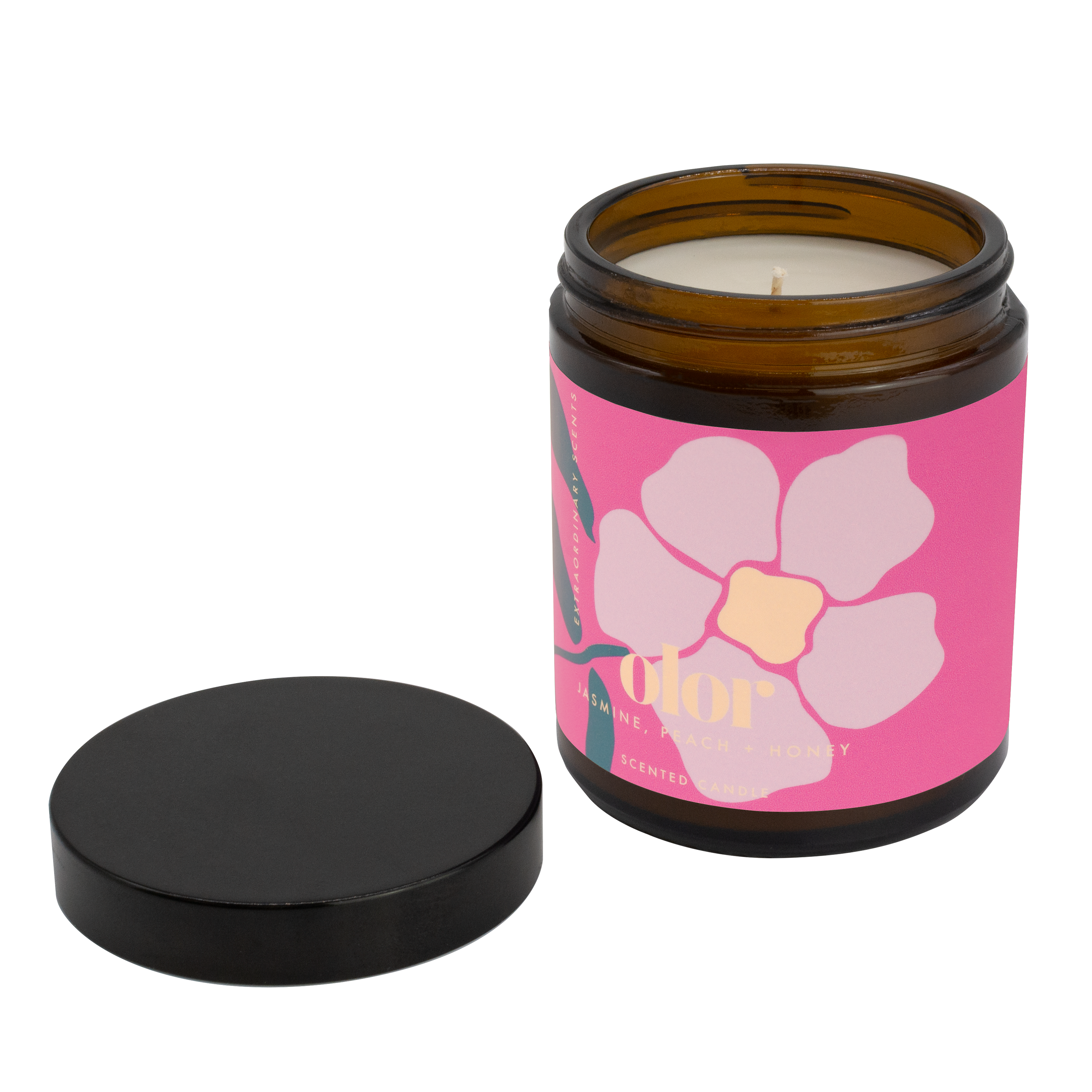 Jasmine, Peach + Honey Jar Candle
