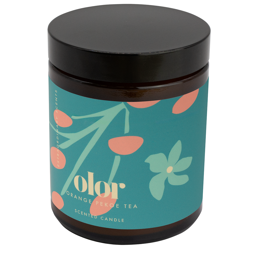 Orange Pekoe Tea Jar Candle
