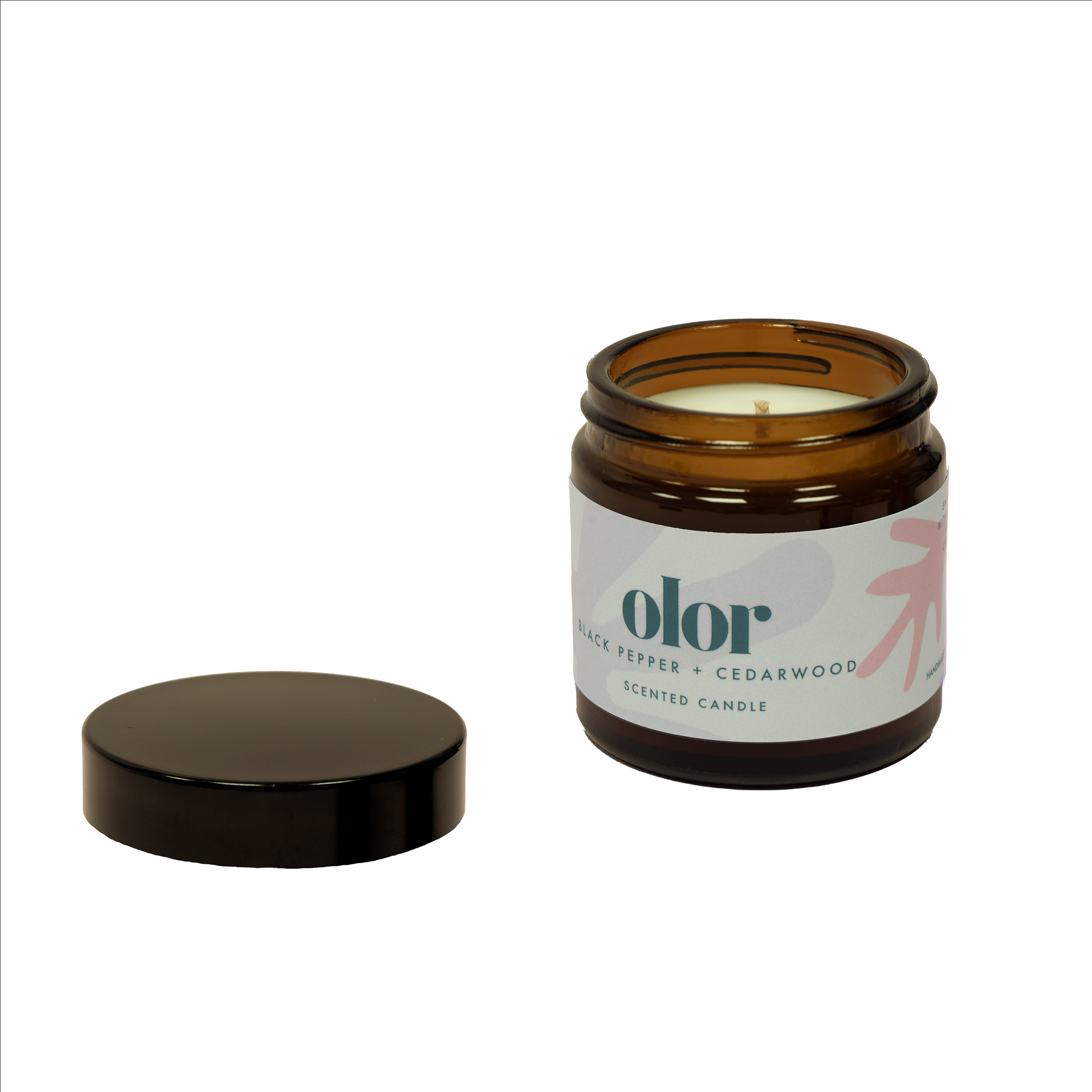 Black Pepper + Cedarwood Mini Jar Candle