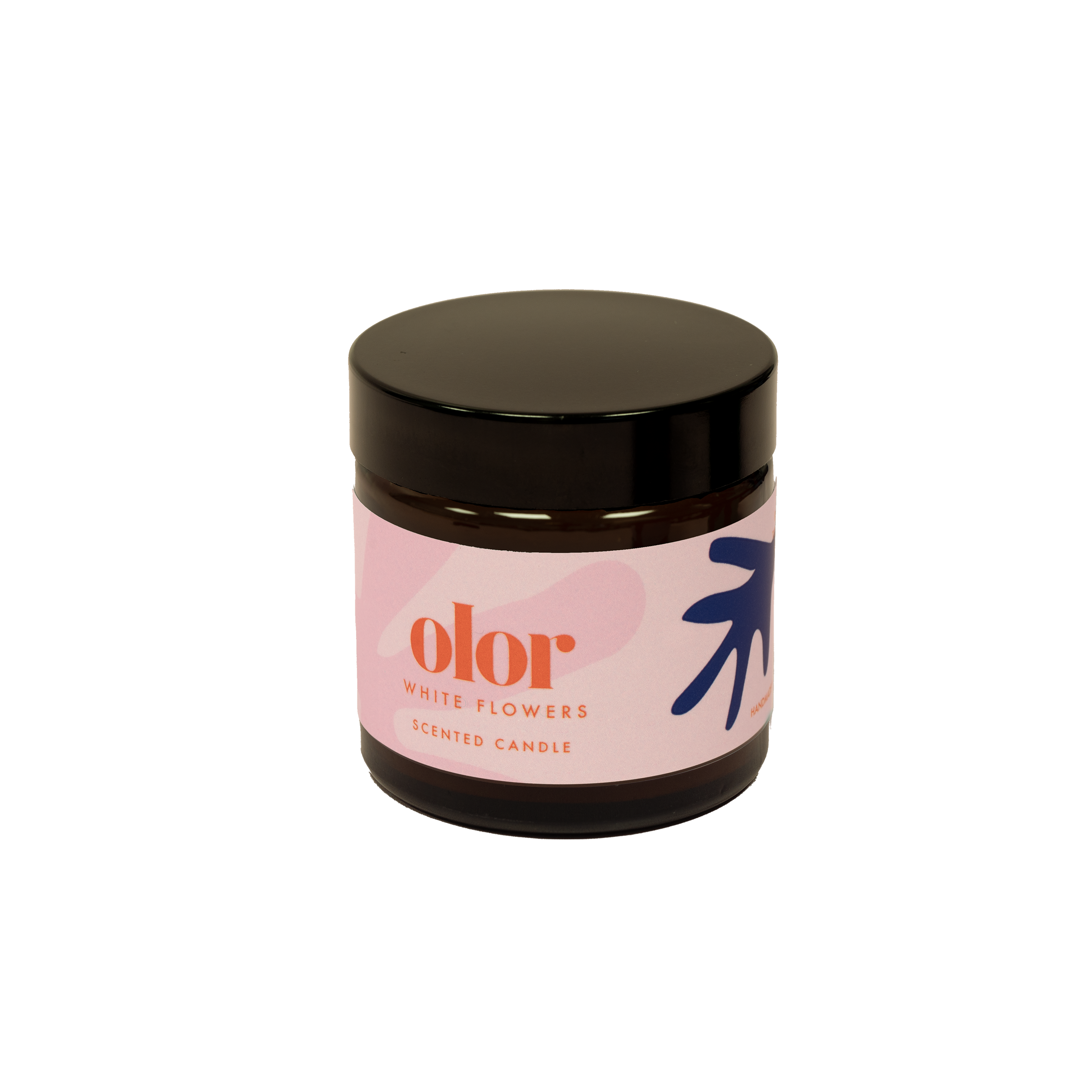 White Flowers Mini Jar Candle