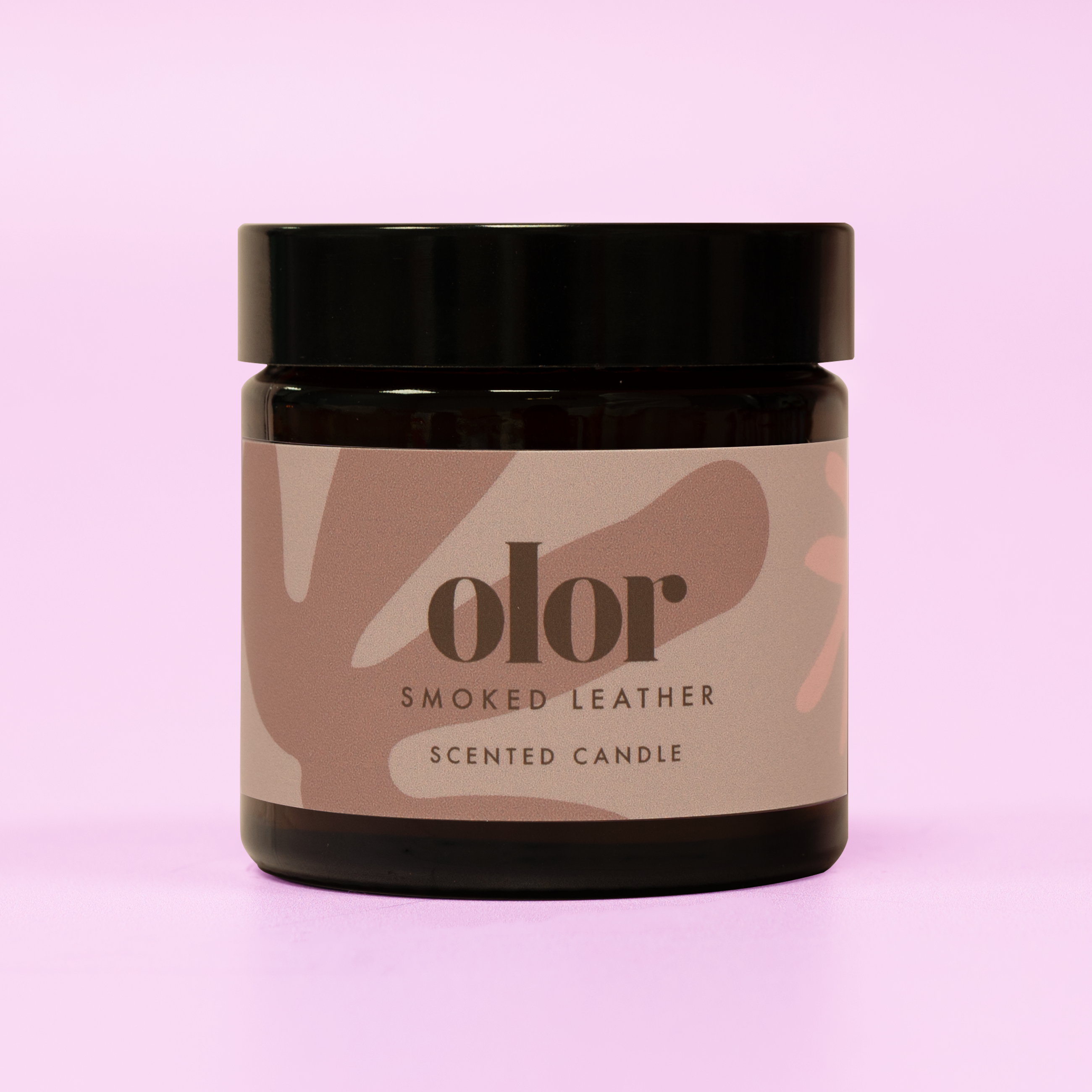 Smoked Leather Mini Jar Candle