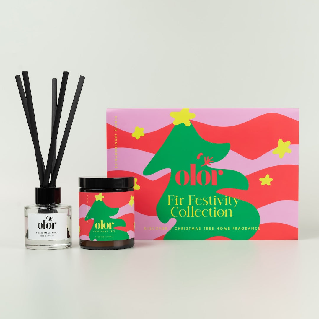 Fir Festivity Collection Candle and Diffuser Gift Set