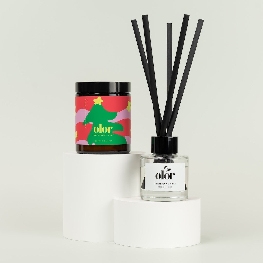 Fir Festivity Collection Candle and Diffuser Gift Set