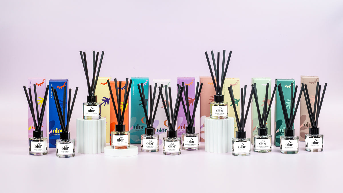 Mini Reed Diffuser Vial OLOR | Extraordinary Scents | Luxury Home Fragrance