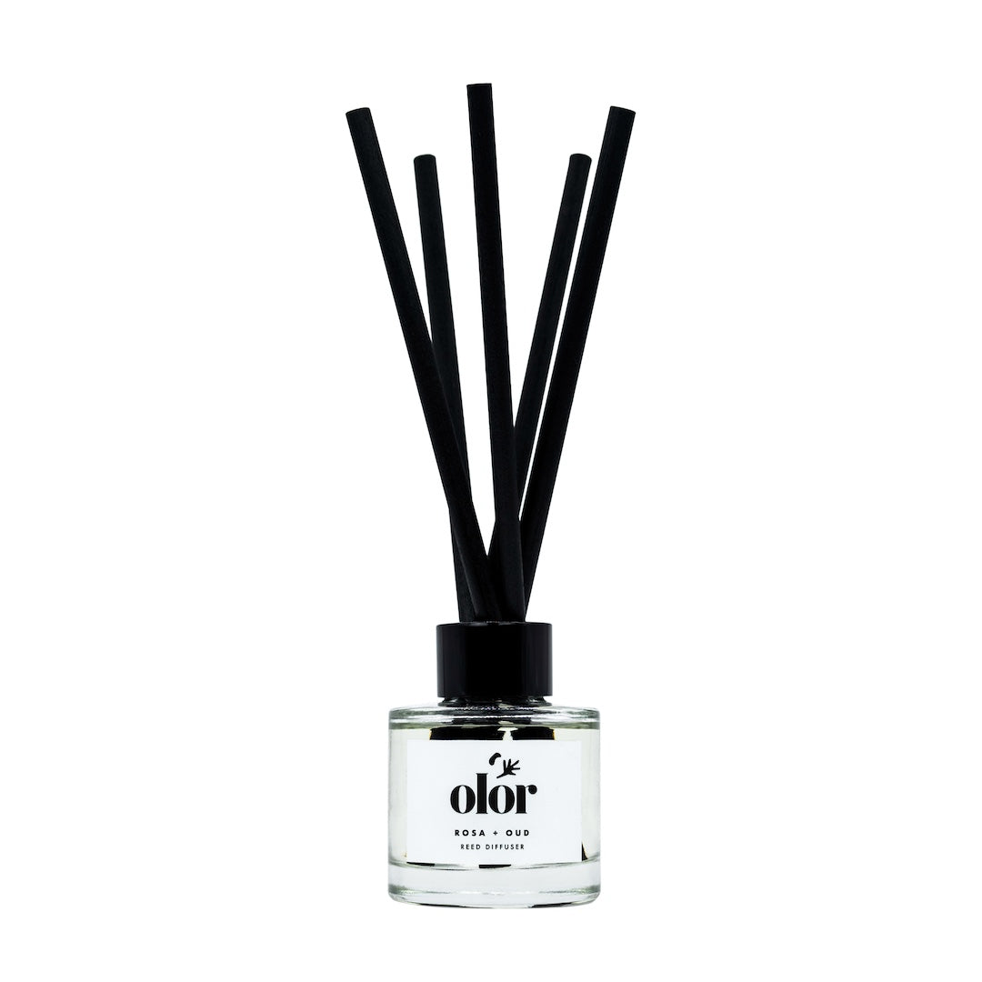 Rosa + Oud Mini Reed Diffuser