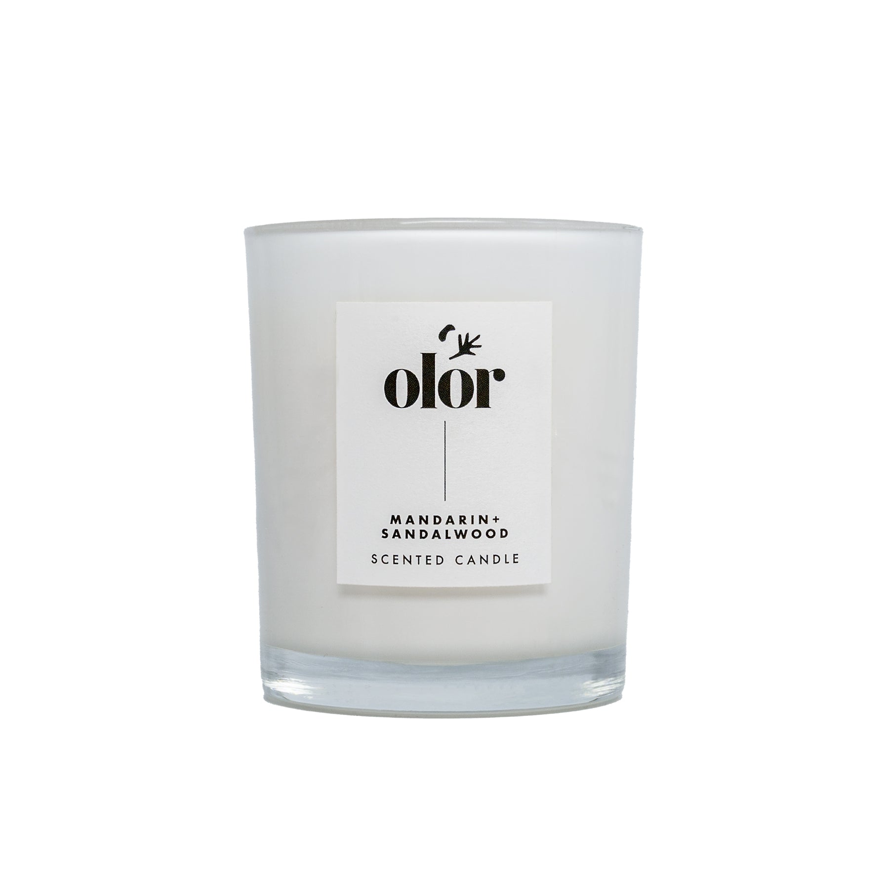 OLOR Mandarin & Sandalwood Luxury Scented Candle 