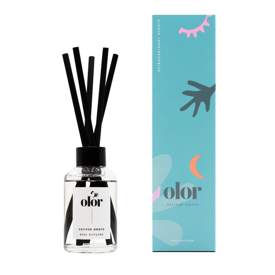 OLOR Vetiver Grove Luxury Reed Diffuser